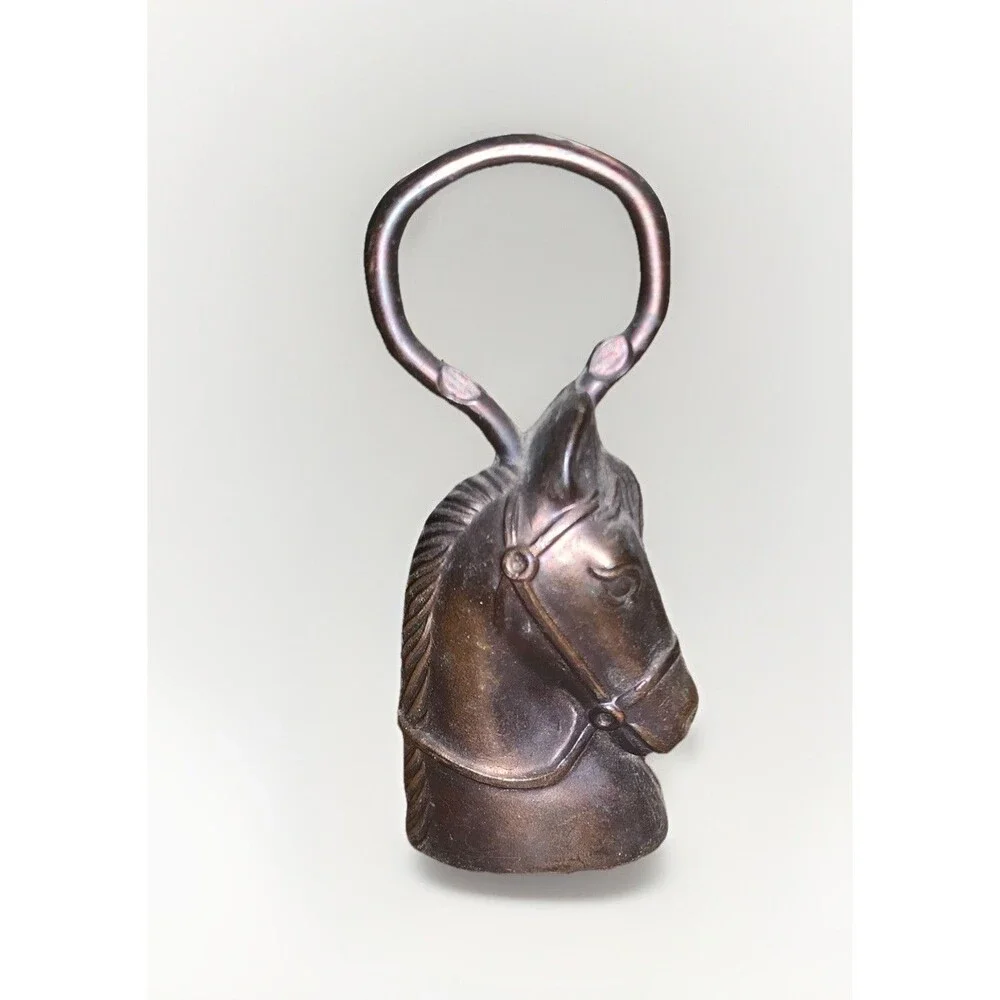 Vintage Brasstone Horse Head Equestrian Stud Bottle Opener North Pole, CO